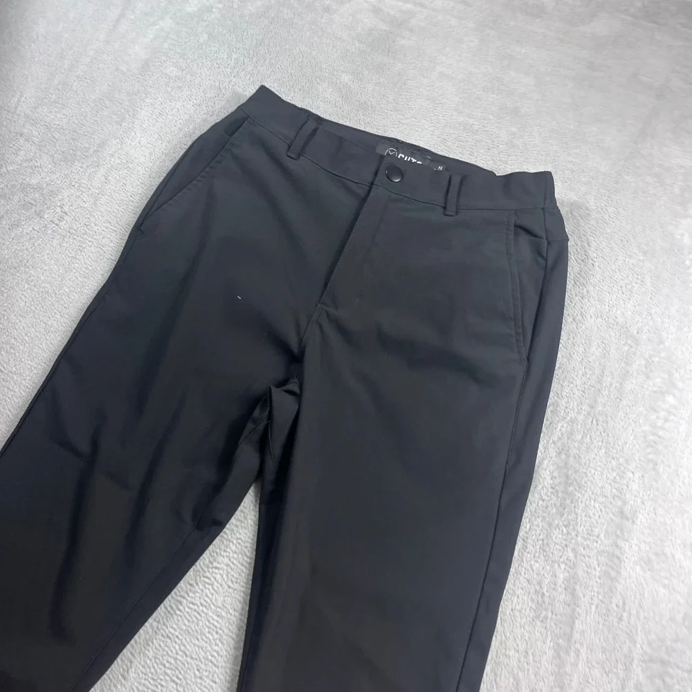 Cuts Clothing AO Curve Hem Pants Mens Small Black‎ Slim Fit Performance Trousers